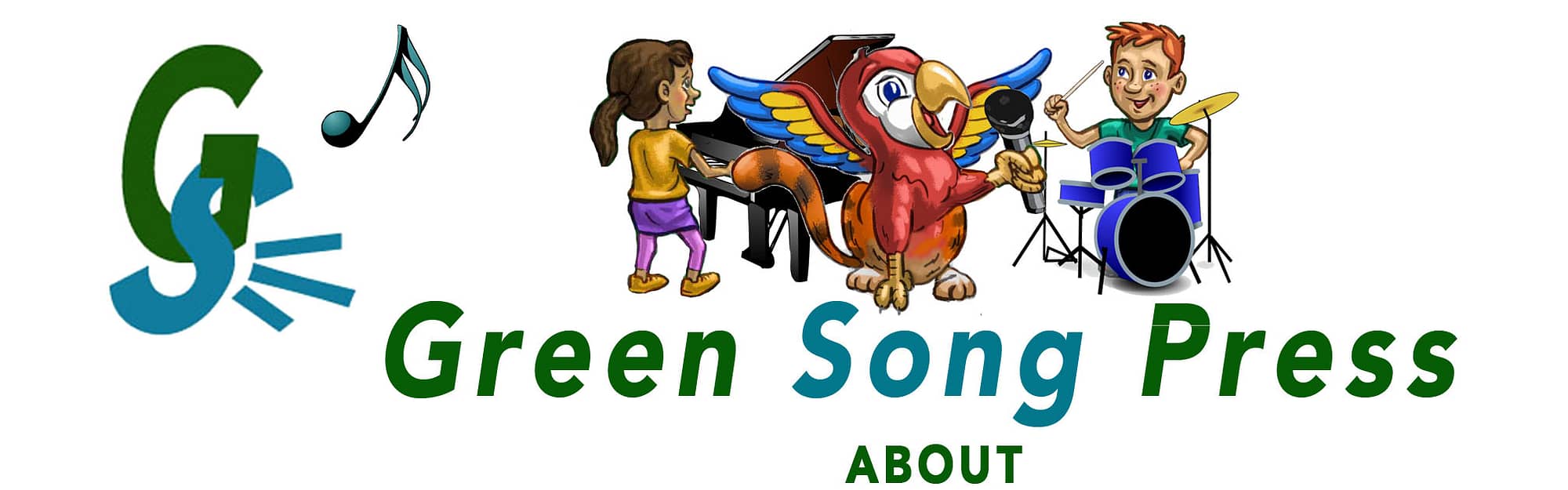 Green Song Press site header