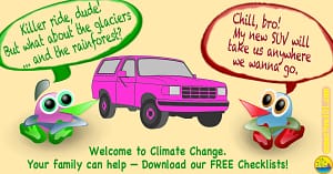 Climate Change SUV joke
